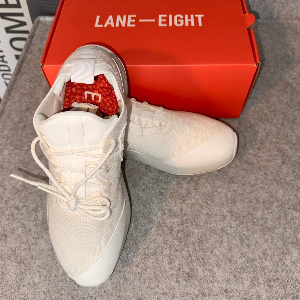 VEGAN Lane Eight Shoes Sustainably Eco-friendly White Women's 9